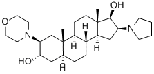 (2b,3a,5a,16b,17b)-2-(4-嗎啉基)-16-(1-吡咯烷基)雄甾烷-3,17-二醇